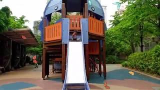 Outdoor Elephant Slide Playground for Kids with Tutu