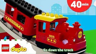 All Aboard the Train Song + More Nursery Rhymes | Cartoons and Kids Songs | LEGO DUPLO