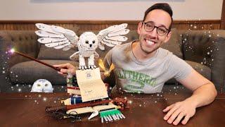 Building the ENTIRE Harry Potter Hogwarts Icons LEGO Set | Time-lapse & Review