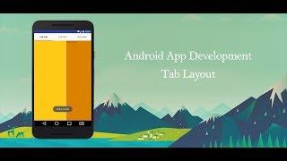 Android Development Tutorial - Tab Layout and Custom Animation