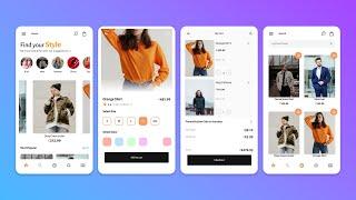 Flutter Tutorial | Fashion e-commerce App, E-Commerce App UI Design Flutter, Flutter Shop App UI