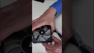 How to Determine PC Fan Airflow Direction #Shorts