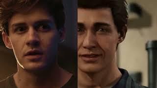 John Bubniak Facial Model compared to PS4 Peter Parker   SpidermanPS4