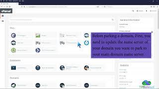 TPEcloud Tutorial: How to Park a Domain in cPanel