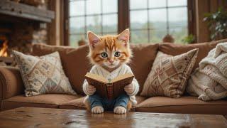 Adorable Tiny Cat's Countryside Cottage Holiday! | Fluffy Animal Adventures (AI-Generated Story)