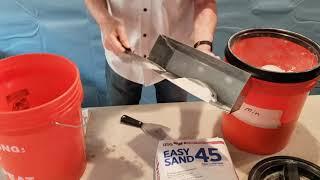 Mixing EZ Sand 45 Minute Compound