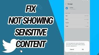 How To Fix And Solve Not Showing Sensitive Content On Twitter App