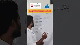 #maths #shorts #speed maths #kaneesh #kr logics