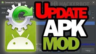 How to Update any APK Mod / Modded .APK file to the latest working Updated Mod version