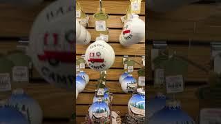 Camping and RV decorations at Bronner's Christmas Wonderland