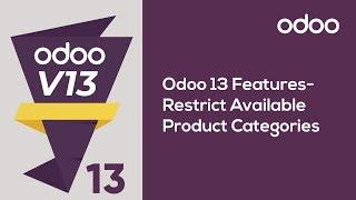 Restrict Available Product Categories - Odoo 13 POS
