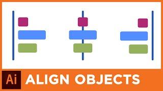 Align and Distribute Objects in Adobe Illustrator