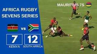 Kenya vs South Africa Rugby Africa Sevens Series 2024 in Mauritius 7s