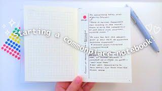 Starting a Commonplace Book | How to Start + Tips & Tricks