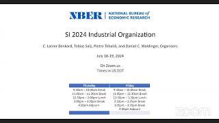 Industrial Organization - NBER Summer Institute