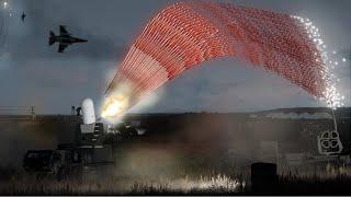 F-16 Jet Attack on Military Ammunition Depot - Airfield - C-RAM - Military Simulation - ArmA 3