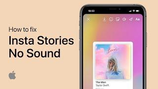 How To Fix No Sound on Instagram Stories (iPhone)