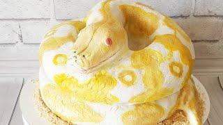 Торт в виде змеи !Торт-змея!Торт питон !  Необычный торт!
