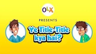 How to title your ad on OLX ?