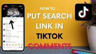 How To Link Search Comments in Tiktok !! Put a Search Link in Tiktok Comments !! Tiktok 2023