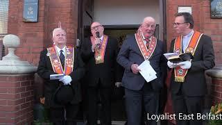 Opening Of The Shankill Road Orange Arch 14 June 2024