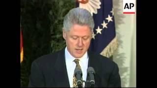 USA: CLINTON GIVES STATEMENT ON GUILT FEELING TO AMERICAN PUBLIC