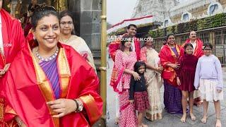 Telugu Tamil Cinema Actress RK Roja Visits Tirumala Hill Shrine