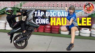 [#085]Tập bốc đầu cùng @HauLeeCute I Bốc đầu tại Trường đua Đại Nam