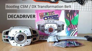 Bootleg CSM / DX Transformation Belt DECADRIVER 変身ベルト ディケイドライバー Kamen Rider Decade 32 Cards