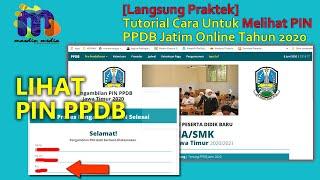 #Seri2 #PPDBJatim #2020 : [PENTING] Tutorial Cara Untuk Melihat PIN PPDB Jatim Online Tahun 2020