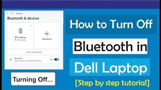 How to Turn Off Bluetooth in Dell Laptop