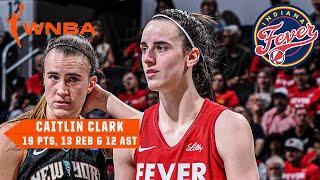 CAITLIN CLARK TRIPLE-DOUBLE  FIRST ROOKIE TRIPLE-DOUBLE IN WNBA HISTORY  | WNBA on ESPN