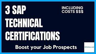 Top 3 SAP Technical Certifications To Get You Hired