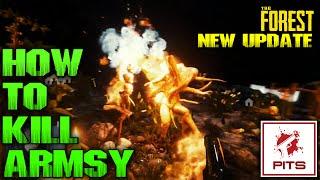 Armsy Attacks! | How to Kill the Mutant in The Forest Update