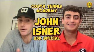 JOHN ISNER talks LONGEST MATCH EVER and what it’s like playing against FEDERER, NADAL, and DJOKOVIC!