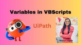 Variables in VBScript | VBScript | UiPath | VB DotNet Code