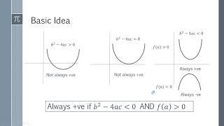 How to Prove that a Quadratic Function is Always Positive (or Negative)
