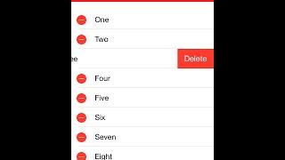 iOS Tutorial- Delete data and table cell from table view (UITableView)