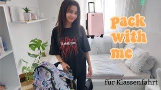 Packt meinen Koffer mit mir für meine Klassenfahrt!