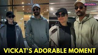 Katrina Kaif & Vicky Kaushal Serve Couple Goals As They Get Papped At Mumbai Airport | WATCH