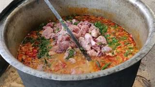 Muslim Marriage style Chicken Dum Briyani prepared for 300 people - Indian Street Food