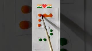 National flag/india ️ flag colour mixing #trending #shorts #national #flag #video #india #colors