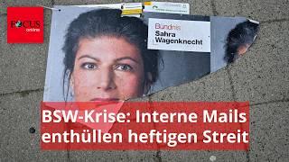 Interne Mails zeigen den ganzen BSW-Frust: „Wenn du etwas Charakter hast, trete zurück”