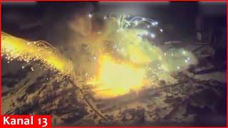 Ukrainian army hit tons of Russian thermobaric munitions warehouse, caused massive explosion