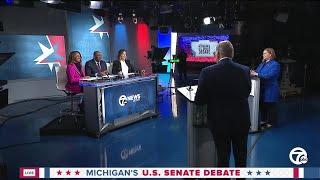 WATCH: Full WXYZ-TV's Michigan U.S. Senate debate between Mike Rogers & Elissa Slotkin