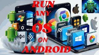 Run Any OS on Android | Virtual Machine to Run  (ReactOS - Xp - windows 7/10 - Kali Linux-Mac OS)