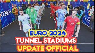 PES 2021 Tunnel EURO 2024 Update Official Stadiums Support Football Life24 v2.0