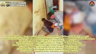 PENANGKAPAN TERSANGKA KASUS PENGANIAYAAN YANG PERNAH #VIRAL DI KUBURAN TELING KECAMATAN WANEA