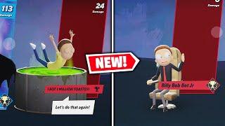 MultiVersus - All Morty winning and losing animations