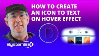 Divi Theme How To Create An Icon To Text On Hover Effect 